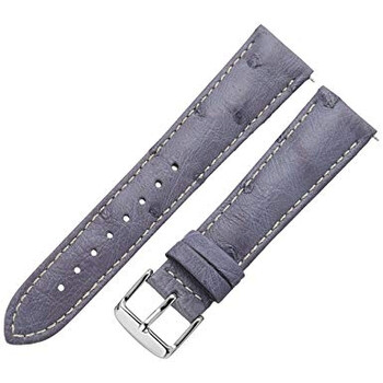 Unisex 21 mm Leather Watch Band 21OS23C-GRAY