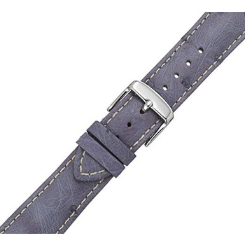 Unisex 21 mm Leather Watch Band 21OS23C-GRAY