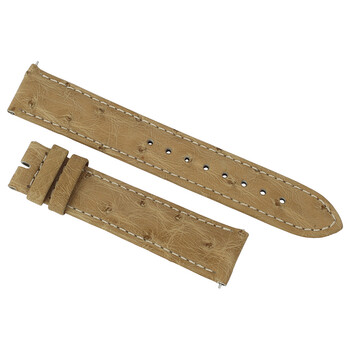Matte Oryx Ostrich Leather Strap 19OS08C