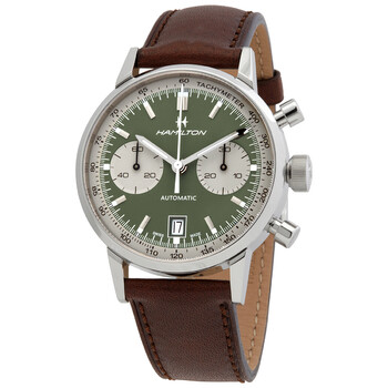 Intra-Matic Chronograph Automatic Green Dial Men's Watch H38416560