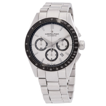 Jazzmaster Chronograph Automatic White Dial Men's Watch H36606110