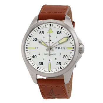 Khaki Aviation Automatic Silver Dial Men's Watch H64635550 Khaki Aviation Automatic Silver Dial Men's Watch H64635550
