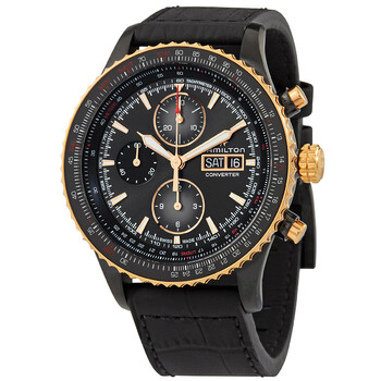 Khaki Aviation Converter Chronograph Automatic Black Dial Men's Watch H76736730 Khaki Aviation Converter Chronograph Automatic Black Dial Men's Watch H76736730