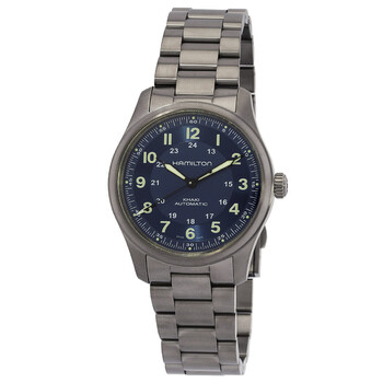 Hamilton Khaki Field Titanium Automatic Blue Dial Men's