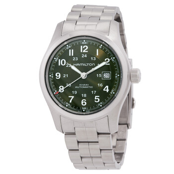【ジャンク】HAMILTON Khaki 9797&9239 Hamilton Khaki Field King Day-Date Automatic Green Dial Watch