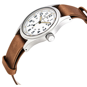Khaki Field Hand Wind White Dial Men's Watch H69439511