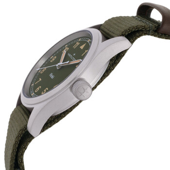 Khaki Field Quartz Green Dial Ladies Watch H69301960