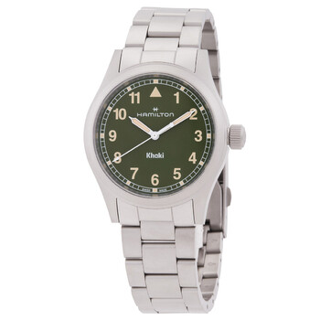 Khaki Field Quartz Green Dial Watch H69401160