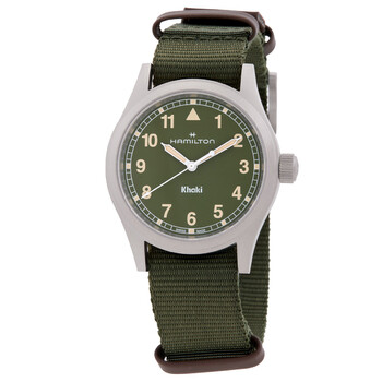 Khaki Field Quartz Green Dial Watch H69401960