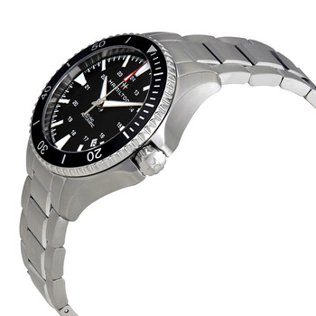 Khaki Navy Automatic Black Dial Men's Watch H82335131
