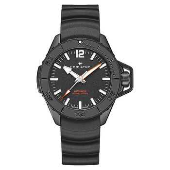 Khaki Navy Frogman Automatic Black Dial Men's Watch H77855330