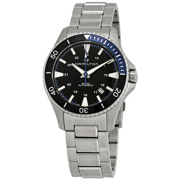 Khaki Navy Scuba Automatic Batman Bezel Men's Watch H82315131