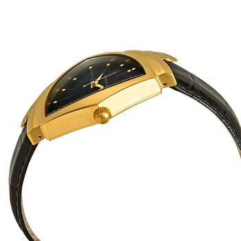 Ventura Black Dial Asymmetric Watch H24301731