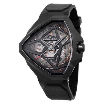 Hamilton Ventura Quartz Black Dial Men's Watch H24614330