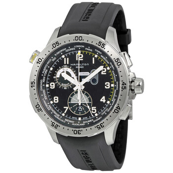 Hamilton Worldtimer Chronograph Black Dial Men's Watch H76714135