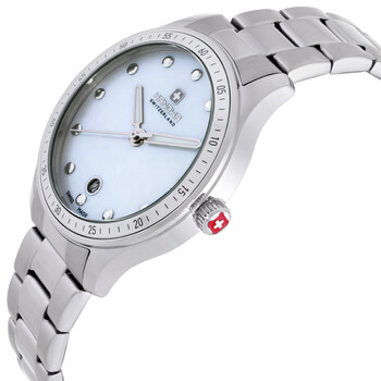 Ajoie Quartz White Mother of Pearl Dial Ladies Watch HAWLH2200301