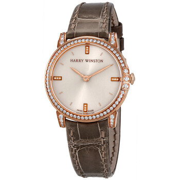 Midnight Champagne Sunray Dial 18kt Rose Gold Diamond Ladies Watch MIDQHM32RR002 Midnight Champagne Sunray Dial 18kt Rose Gold Diamond Ladies Watch MIDQHM32RR002