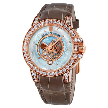 Ocean Moon Phase Blue Mother Of Pearl Dial Ladies Watch OCEQMP36RR029