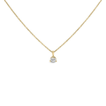 Swarovski Ladies Bella Gold-Tone Plated Round Cut V Pendant