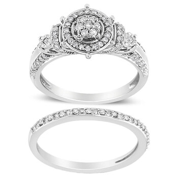 Haus Of Brilliance .925 Sterling Silver 1/3 Cttw Composite  .925 Sterling Silver 1/3 Cttw Composite main image 0