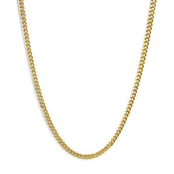 Semi-Solid 14K Yellow Gold 6.1mm Classic Miami Cuban Chain Necklace - 22 Inches Semi-Solid 14K Yellow Gold 6.1mm Classic Miami Cuban Chain Necklace - 22 Inches