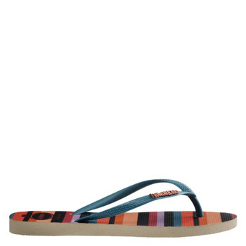 Slim Patchwork Stripe Flip Flops 41489449659