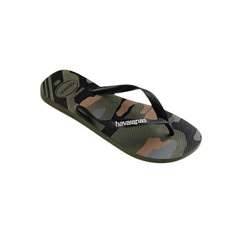 Top Camo Open-Toe Flip Flops