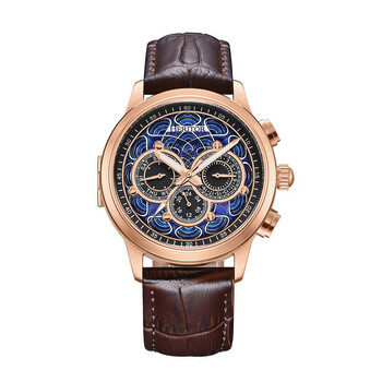 Heritor Emmanuel Automatic Brown Dial Men display picture 1