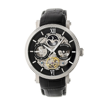 Aries Automatic Black Skeleton Dial Men's Watch HR4405 Aries Automatic Black Skeleton Dial Men's Watch HR4405