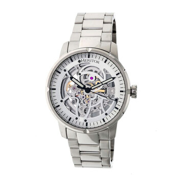 Ryder Automatic Silver Skeleton Dial Men's Watch HR4607