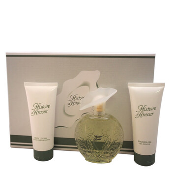 Histoire DAmour by Aubusson for Women - 3 Pc Gift Set 3.4oz EDT Spray, 3.4oz Body Lotion, 3.4oz Shower Gel