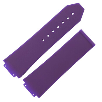 For Hublot Big Bang (44mm) Integrated Royal Purple Rubber Watch Band H44-PRPL