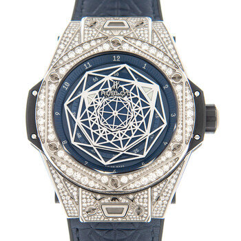 Big Bang Automatic Diamond Blue Dial Unisex Watch 415.NX.7179.VR.1704.MXM18