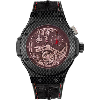 Big Bang Chronograph Tourbillon Carbon Fiber Men's Watch 308.QX.1110.HR.SCF11 Big Bang Chronograph Tourbillon Carbon Fiber Men's Watch 308.QX.1110.HR.SCF11