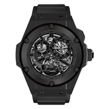 Hublot King Power Tourbillon GMT Skeleton Dial Ceramic