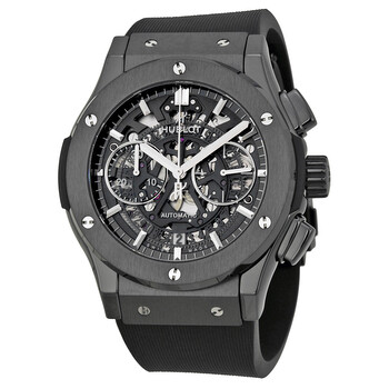 Classic Fusion Aerofusion Chronograph Automatic Black Magic Skeleton Dial Men's Watch 525.CM.0170.RX
