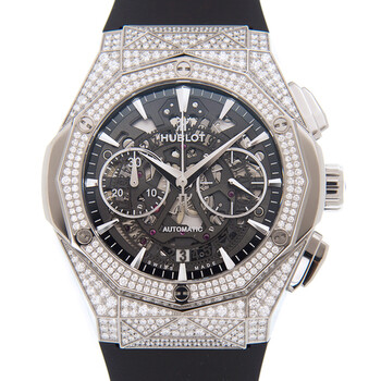 Classic Fusion Aerofusion Orlinski Titanium Pave Chronograph Automatic Men's Watch 525.NX.0170.RX.1804.ORL18