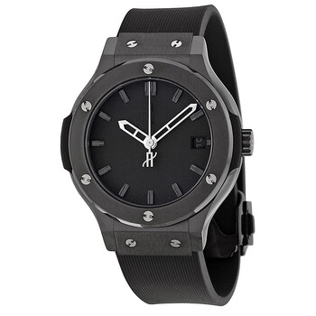 Classic Fusion Black Dial Rubber Strap Men's Watch 561.CM.1110.RX