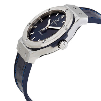 Classic Fusion Automatic Blue Sunray Dial Titanium 38mm Men's Watch 565.NX.7170.LR