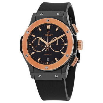 Classic Fusion Chronograph Ceramic King Gold Automatic Black Dial Men's Watch 541.CO.1181.RX
