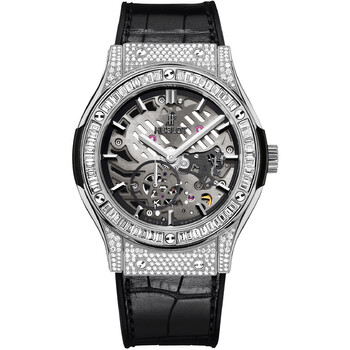 Hublot Classic Fusion Tourbillon 18K King Gold Baguette