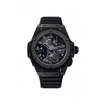 トム Hublot King Power Tourbillon Silver Dial Zirconium Rubber