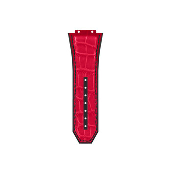 red alligator strap