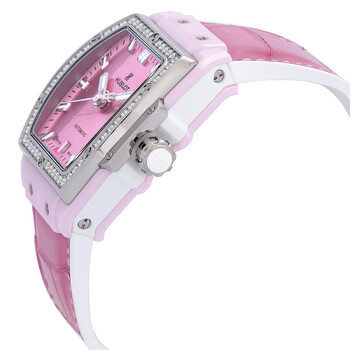 Spirit Of Big Bang Automatic Diamond Pink Dial Ladies Watch 665.RN.891P.LR.1204