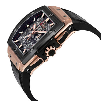 Spirit Of Big Bang Square Automatic Skeleton Dial Black Rubber Band Men's Watch 601.OM.0183.LR Spirit Of Big Bang Square Automatic Skeleton Dial Black Rubber Band Men's Watch 601.OM.0183.LR