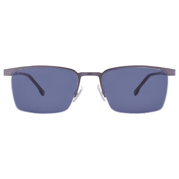 Boss By Hugo Boss Unisex Blue Rectangular Sunglasses main image 1