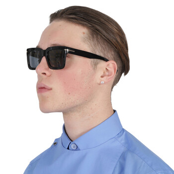 Gold Logo Square Men's Sunglasses BOSS 1501/S 0807/7Y 51