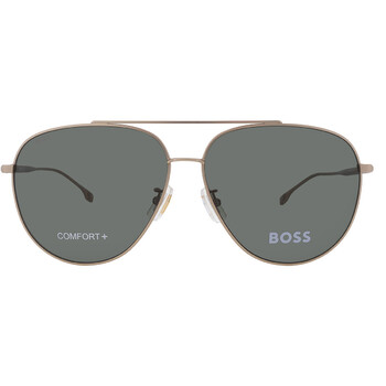 Green Pilot Men's Sunglasses BOSS 1296/F/S 0AOZ/QT 63