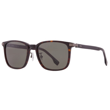 Green Sport Men's Sunglasses BOSS 1406/F/SK 0086/QT 57