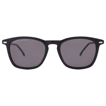 BOSS Occhiali Da Sole Uomo In Metallo, Montatura Rettangolare Bold Con Inserto Metallico, Eco-acetato - 5